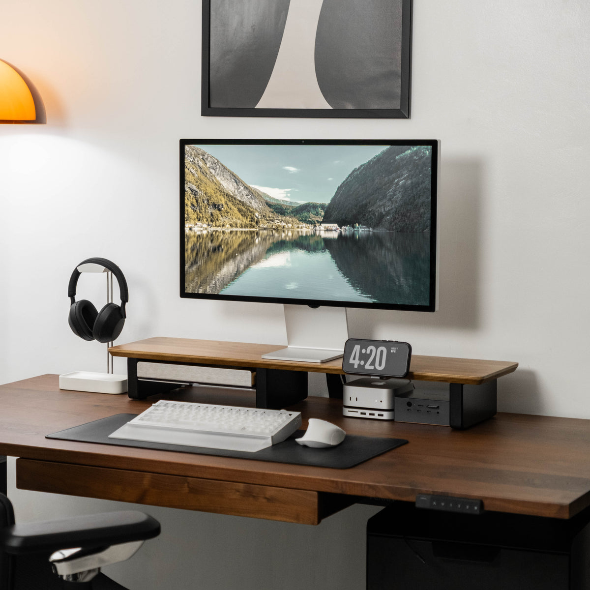 Desk Setup Cockpit | Walnut